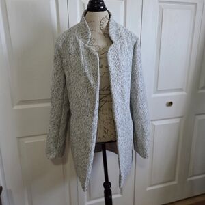 Women's Gray Tweed Coat